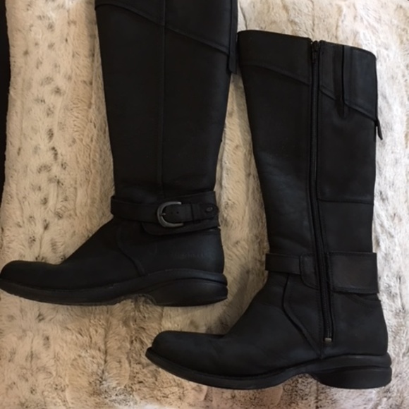 knee high walking boots